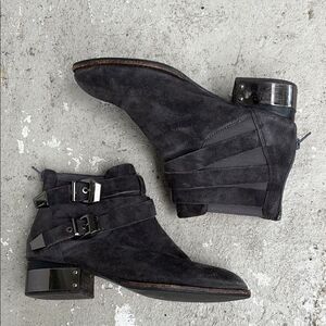 Paul Green suede ankle boots